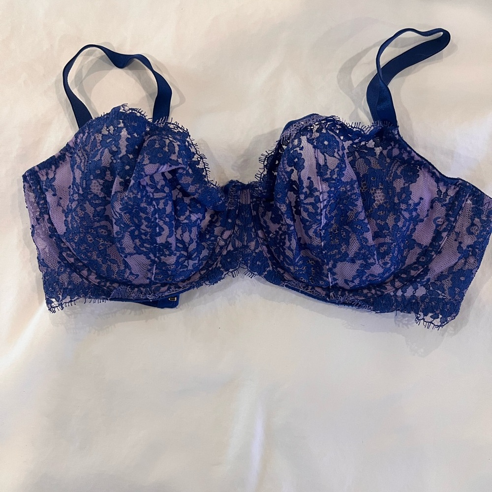 Victoria's Secret Lace Bra - Navy Blue